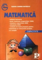 coperta Matematica pentru examenul de capacitate