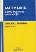 Matematica pentru grupele performanta Exercitii