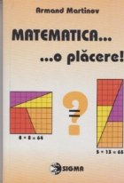 Matematica... ...o placere!