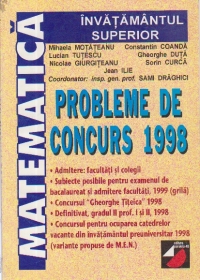 Matematica - Probleme de concurs 1998