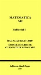coperta MATEMATICA M2 Subiectul I 2010