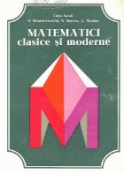 Matematici clasice moderne Volumul lea
