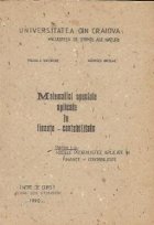 Matematici speciale aplicate finante contabilitate