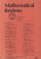 Mathematical Reviews, March 1980