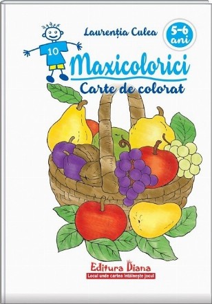 Maxicolorici. Carte de colorat 5-6 ani