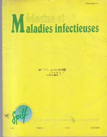 Medecine et Maladies Infectieuses, Nr. 10/1991
