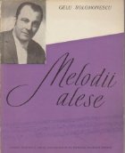 coperta Melodii alese - Gelu Solomonescu