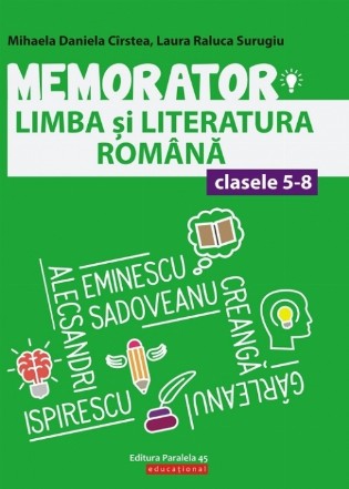 Memorator de limba şi literatura română pentru clasele V-VIII