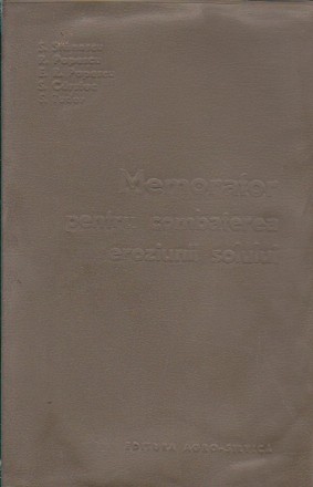 Memorator pentru Combaterea Eroziunii Solului