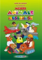 Meserii - Animale meseriase - Carte de colorat romana-engleza (forma B5)