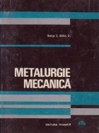 coperta Metalurgie mecanica