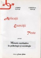 Metode cantitative psihologie sociologie Aplicatii