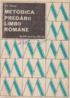coperta Metodica predarii limbii romane (citit-scris, citire), Editia a II-a
