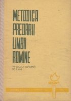 coperta Metodica predarii limbii romine in scoala generala