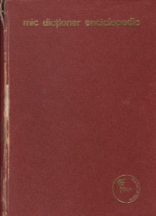 Mic Dictionar Enciclopedic (Editie 1972)