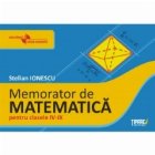 coperta Memorator de matematica pentru clasele IV-IX