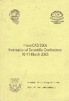 MicroCAD 2005. International Scientific Conference 10-11 March 2005