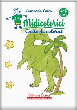 Midicolorici. Carte de colorat 4-5 ani