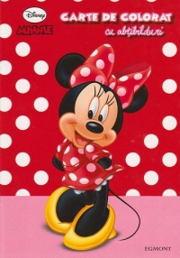 Minnie Mouse - Carte de colorat cu abtibilduri