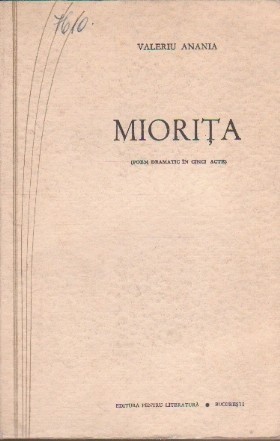 Miorita - Poem Dramatic in Cinci Acte