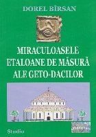 coperta Miraculoasele etaloane de masura ale geto-dacilor. Studiu