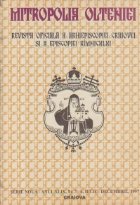 Mitropolia Olteniei - Revista oficiala a Arhiepiscopiei Craiovei si a Episcopiei Romnicului, Nr. 3-6, Iulie-De