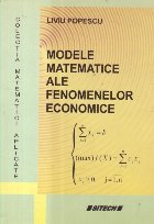 Modele matematice ale fenomenelor economice