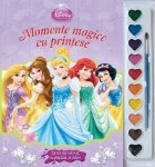 coperta Momente magice cu printese. Carte de colorat cu pensula si culori