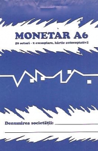 Monetar, 2 ex, hartie autocopiativa