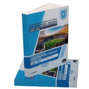 Monografia echipei de fotbal Universitatea Craiova 70 de ani in arena fotbalului romanesc si european / The Monography of Universitatea Craiova Football Team 70 Years in the Romanian and European Fotball Arena. Editie bilingva: romana-engleza