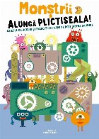 coperta Monştrii alungă plictiseala : caiet de jocuri şi exerciţii cu care te poţi distra oriunde