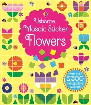 Mosaic sticker flowers