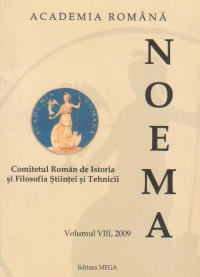 NOEMA, Comitetul Roman de Istoria si Filosfia Stiintei si Tehnicii, Volumul al VIII-lea, 2009