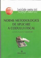 Norme metodologice de aplicare a Codului Fiscal - actualizate pana la 1 ianuarie 2007
