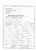 coperta Nota de Plata autocopiativa