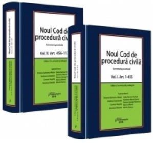 Noul Cod de procedura civila. Comentariu pe articole. Editia a 2-a revizuita si adaugita. 2 volume