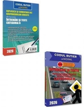 Întrebări şi teste pentru obţinerea permisului de conducere auto categoria B