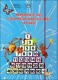 Numeratia 0-100. Clasa pregatitoare si clasa I. 28 planse