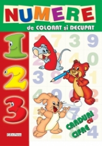 Numere de colorat si decupat