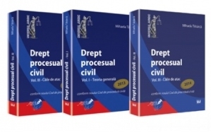 Oferta pachet Drept procesual civil. Vol. I + II + III. Teoria generala. Proceduri speciale. Caile de atac