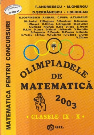 Olimpiadele de matematica 2003 - Clasele IX-X