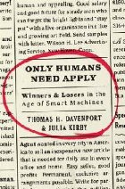Only Humans Need Apply