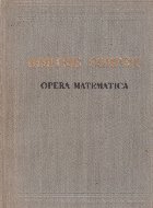 Opera matematica (Pompeiu)