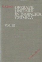 Operatii unitare ingineria chimica Volumul