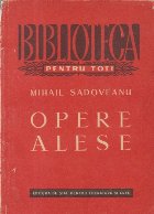 Opere alese, Volumul al III-lea (Mihail Sadoveanu, Editie 1952)
