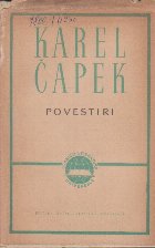 Opere Alese, Volumul al II-lea - Povestiri (Karel Capek)
