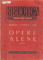 Opere Alese, Volumul al IV-lea - Mihail Sadoveanu (Hanu Ancutei)