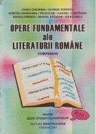 Opere fundamentale ale Literaturii Romane