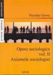 Opere Sociologice, volumul al II-lea, Axiomele sociologiei