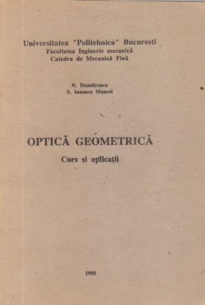 Optica geometrica - Curs si aplicatii